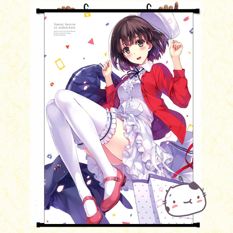 Аниме Манга saenai heroine no sodate kata Saenai Heroine Sodatekata Настенная картина прокрутка 40x60 обои