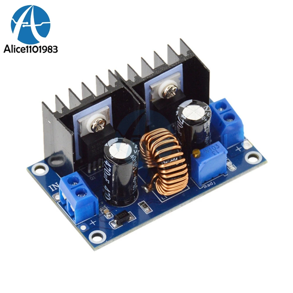 

XL4016 PWM Adjustable Step Down Board Power Supply Module Max 8A 200W DC-DC Buck Converter 4-36V To 1.25-36V