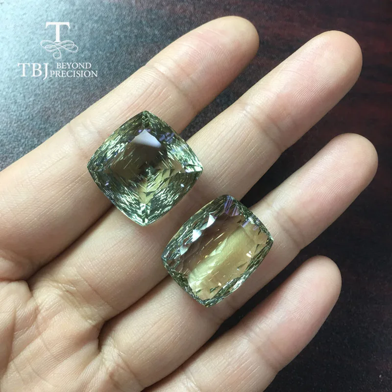 Tbj натуральный Бразилия хорошего цвета зеленый аметист птичье гнездо