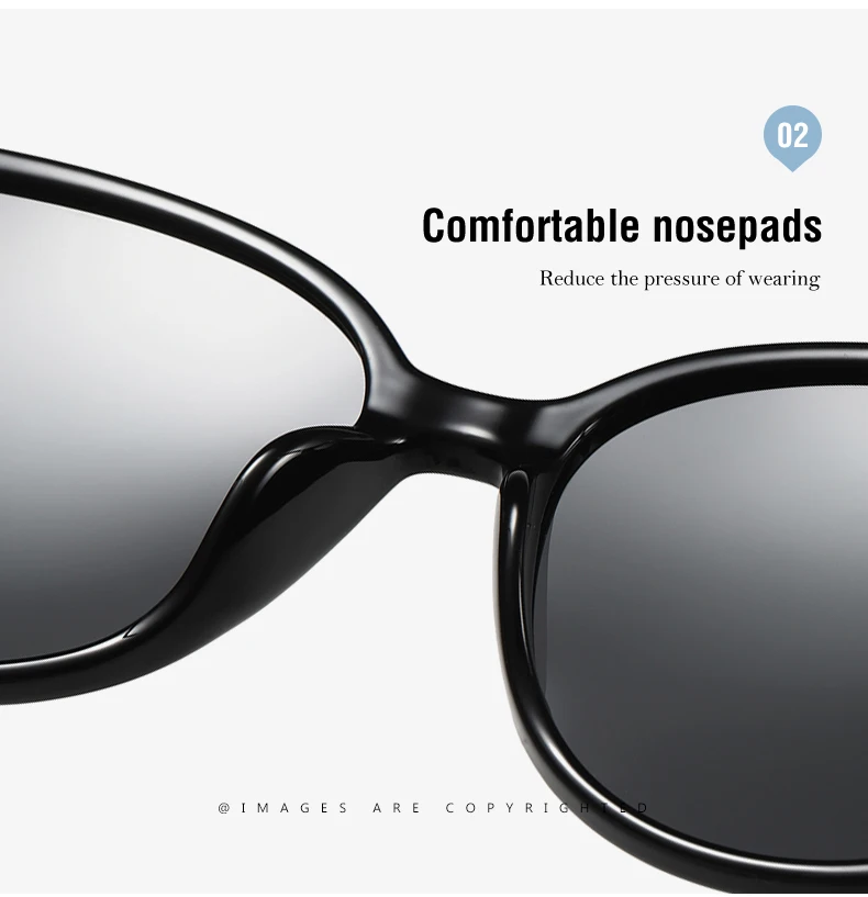 Ruosyling UV 400 Cat Eye Sunglasses Women Polarized Dark Sunglasses for Women Shades Girls Pink Lens Cat Eye Eyewear Diamond