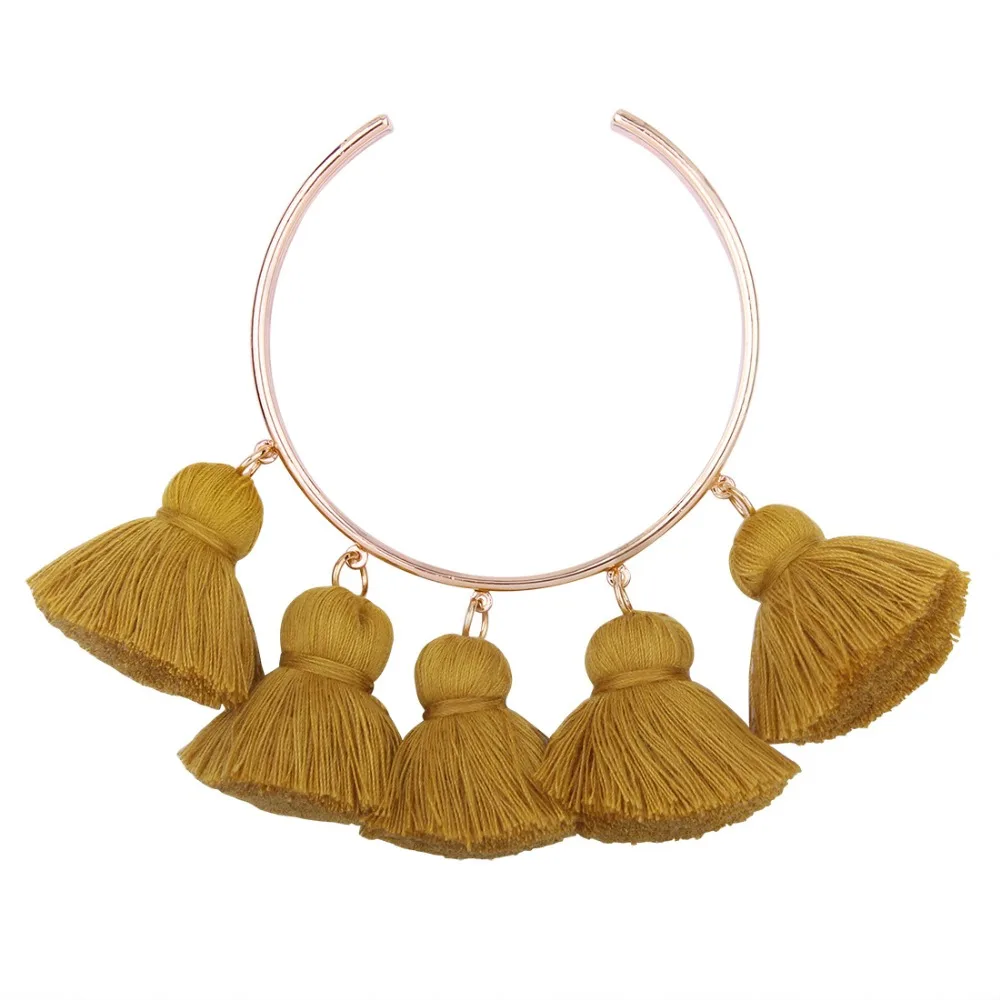 Женские браслеты с шармами 4 цвета богемные кисточками 2017 г. | Украшения и