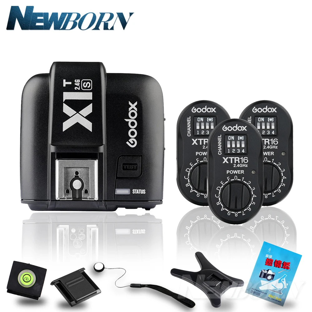 Вспышка передатчик Godox X1T S TTL HSS 2 4G + 3 внешних USB ресивера для камеры Sony AD180 AD360