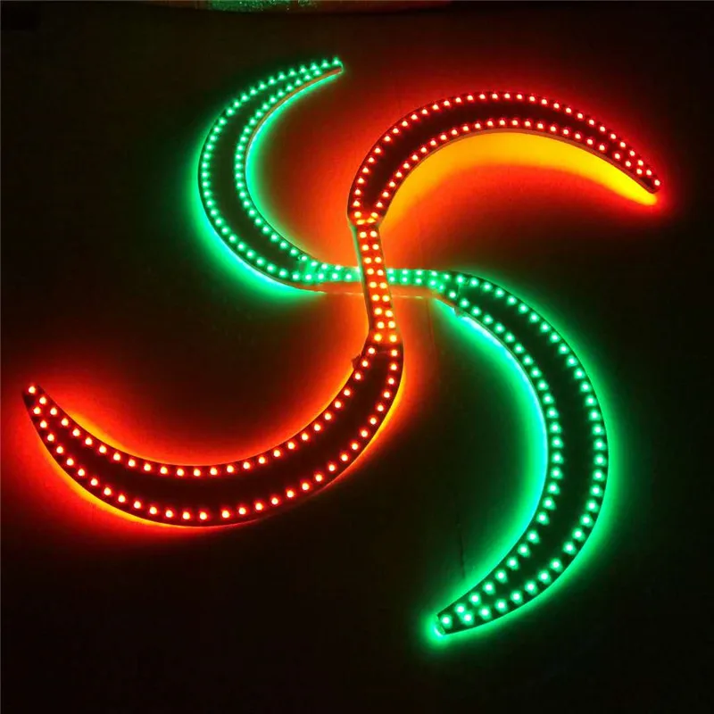 P50 дискотека rave show wear светодиодсветильник светильники RGB светильник светящиеся