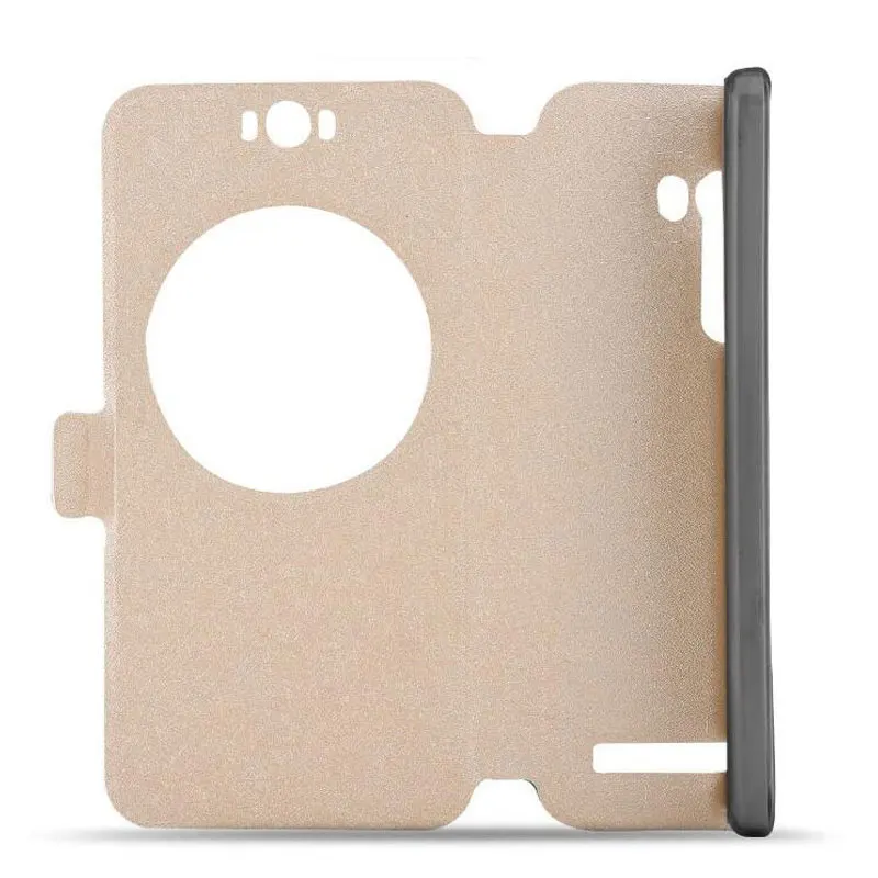 Чехол с окошком для Asus Zenfone Selfie Case Zd551kl чехол из искусственной кожи Для ZenFone ZD551KL 5
