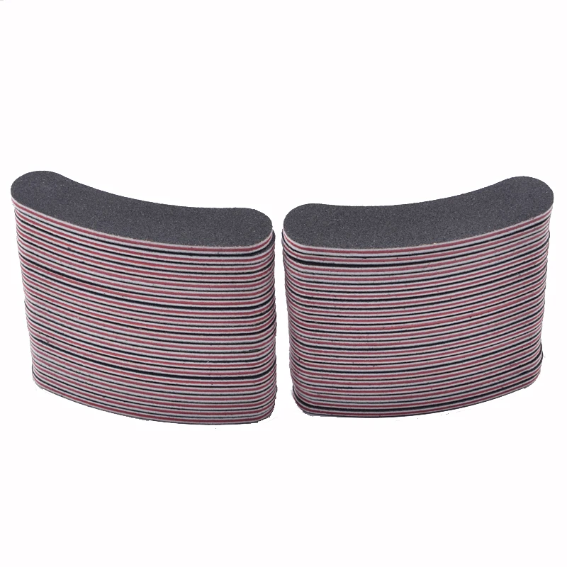 50 шт. черные пилочки для ногтей буфер инструменты украшения Мини Деревянные 9*2 см