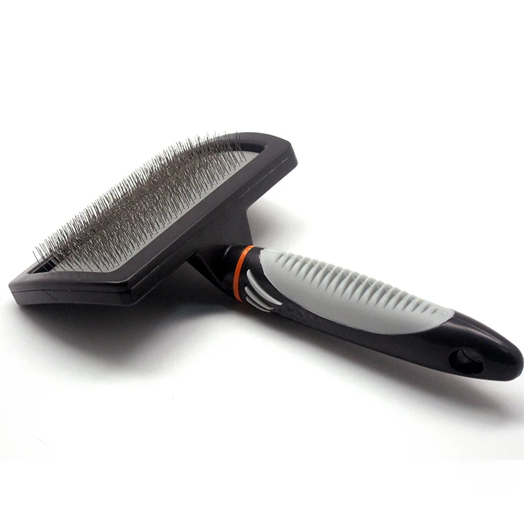 Профессиональный расческа для собак и кошек-мягкая щетка из нержавеющей стали с