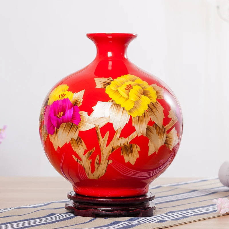 Современная керамическая ваза Jingdezhen из пшеничной соломы рождественские подарки