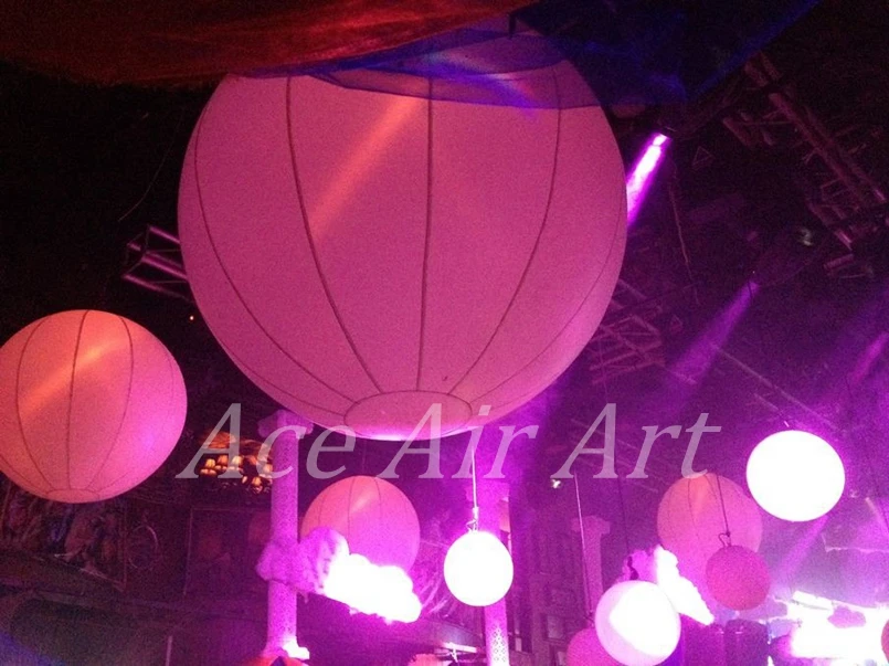 Потолочное подвесное украшение светодиодный освещение надувной круглый