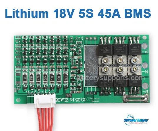 SuPower 5S 18 в 5 21 45 а литий-ионная литиевая батарея LiPo система управления BMS баланс PCB IC