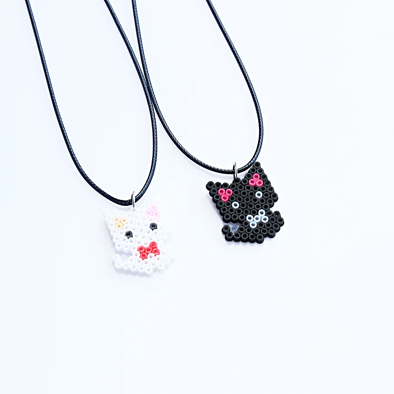 5 шт. веревка для ожерелья кожаная сделай сам Хама/Сделай игрушки железные бусины