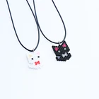 5 шт., веревка для ожерелья, кожаная веревка, сделай сам, для ХамаСделай сам, игрушки, железные бусины, ювелирные изделия, плавкие бусины, аксессуары