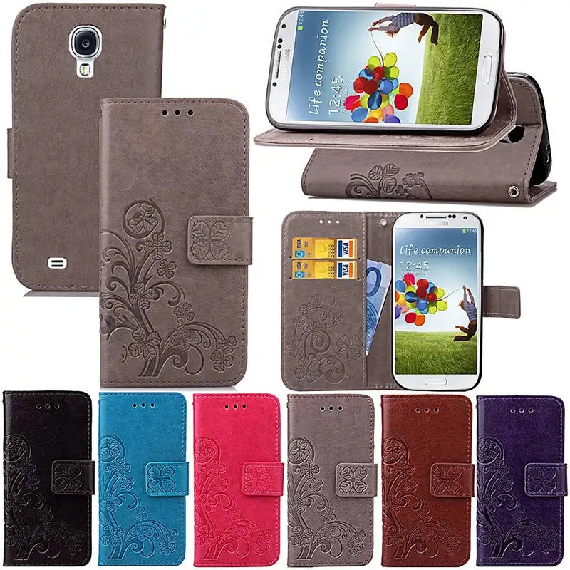 Для Samsung S4 Mini чехол Обложка на заднюю панель из искусственной кожи для телефона