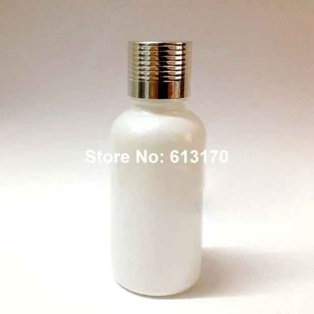 

Белая стеклянная бутылка с серебряными винтовыми крышками, 30 мл, 1 унция, флакон-капельница для эфирного масла, пустые стеклянные флаконы