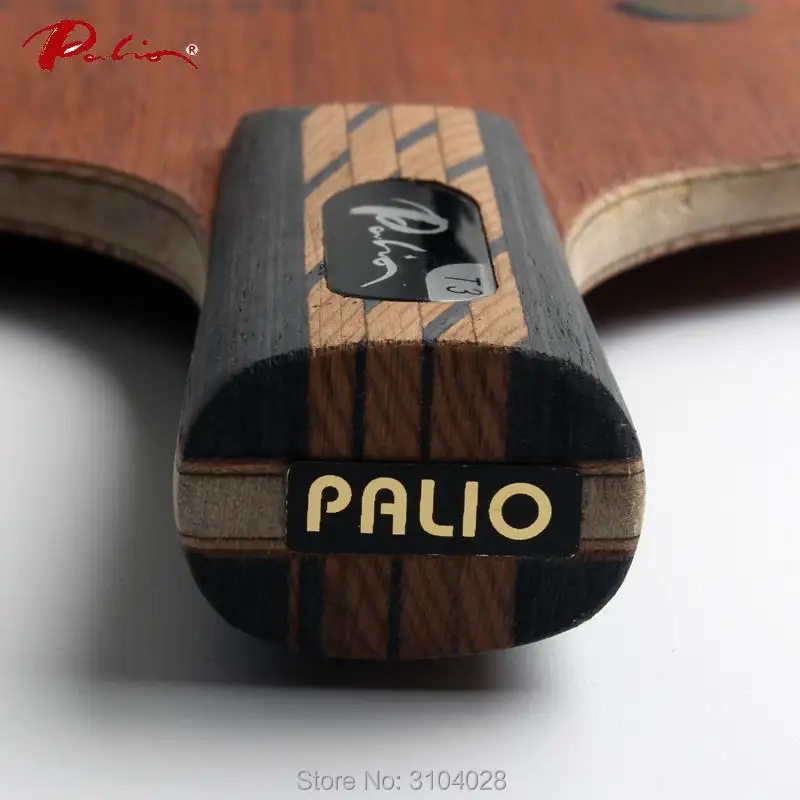 Ракетка для настольного тенниса Palio T3 карбоновое лезвие с петлей фиксированное T