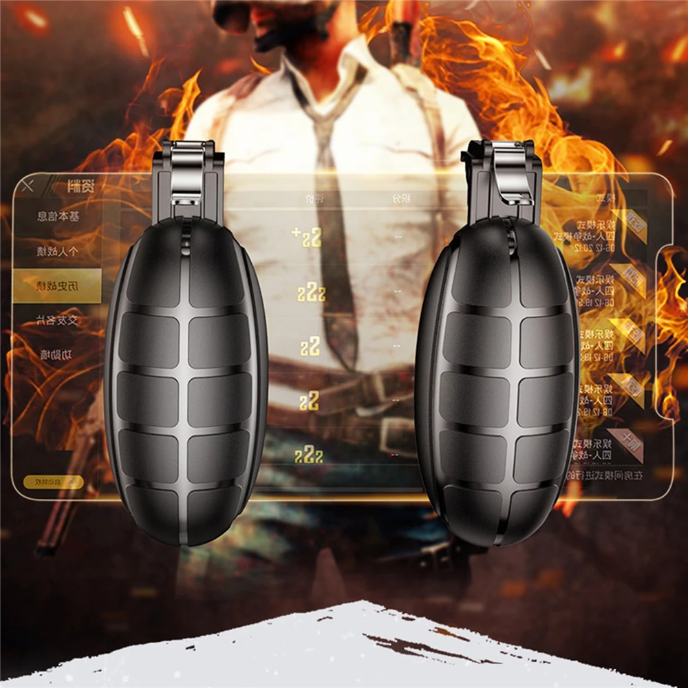 1 пара мобильных игровых триггеров кнопка огня геймпад для джойстиков PUBG L1R1