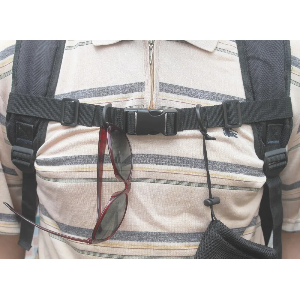 Легкий 1 &quotнейлоновый лямки грудины ремень рюкзак нагрудный открытая Петля без