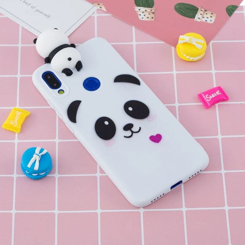 Чехол для Xiaomi Redmi 7 чехол мягкий из ТПУ с 3D рисунком панды единорога Redmi7 Etui |