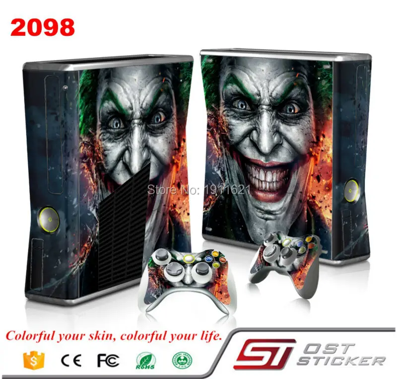 OST наклейка 2016 Джокер виниловая Кожа Наклейка для Xbox 360 Сельма игровая консоль + 2
