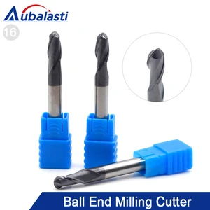 HRC45 2 флейты сферическим концом фрезерный станок с ЧПУ Маршрутизатор биты-токарных станков с ЧПУ резцы для фрезы для резки металла