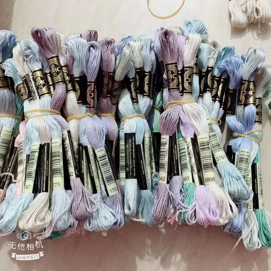 5pcs/lot DMC thread a little dirty for cross stitch fabric floss DIY handmade needlework embroidery craft | Дом и сад