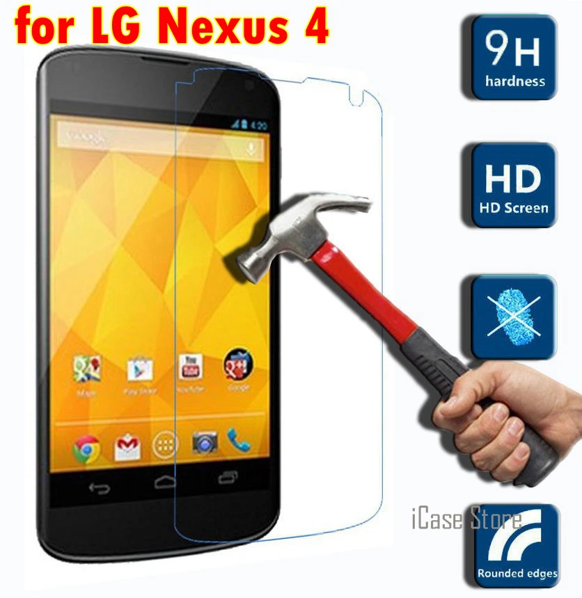 Телефон Стекло для LG Nexus 4 протектор экрана мобильного телефона аксессуар