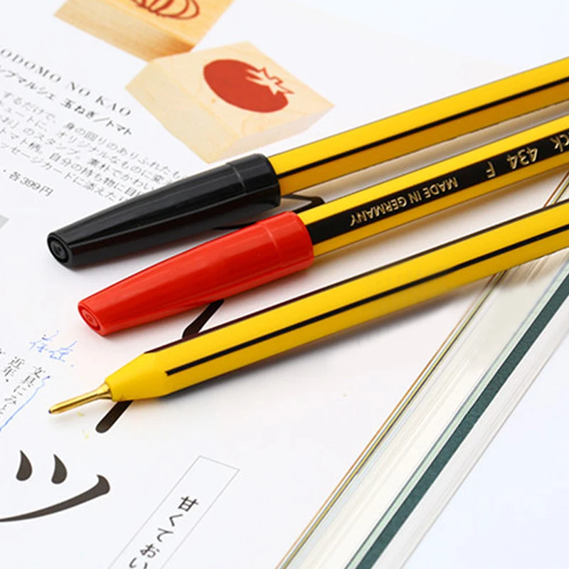 12 шт STAEDTLER 434F шариковые ручки цветные ручки масляные чернила школьные канцелярские принадлежности офисные принадлежности шариковая ручка для письма 0,5 мм