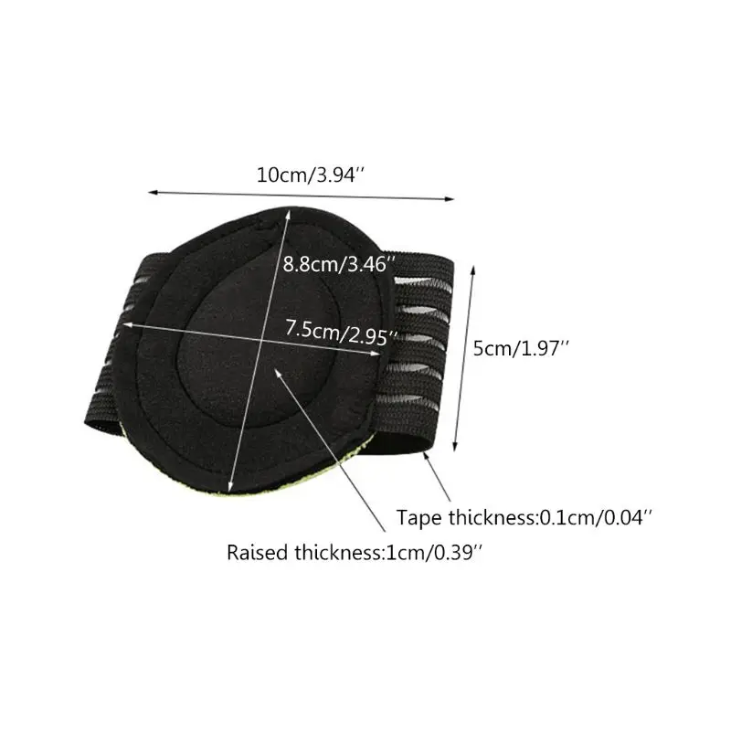 1 пара толстый подушкой супинатор Подошвенный Фасциит Плоская стопа облегчение