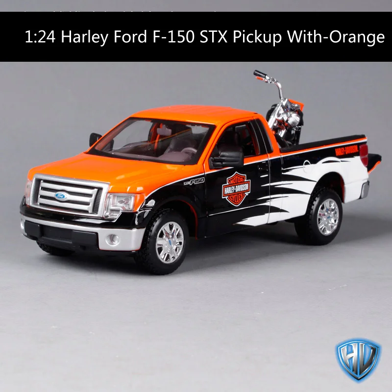 Maisto 1:24 H D ford F 150 stx pick up orange модель грузовика для мужчин охлаждающий грузовик пикап