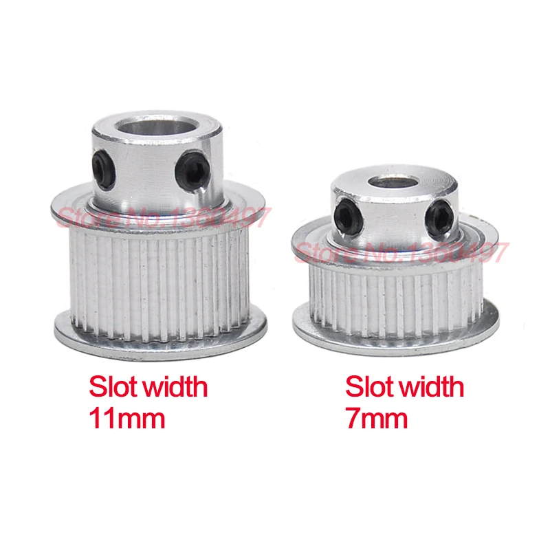 

35 teeth Timing Pulley 35 teeth Aluminum Bore 5mm~12mm fit in GT2 belt Width 7mm 11mm 3D Printer Synchronous Wheel