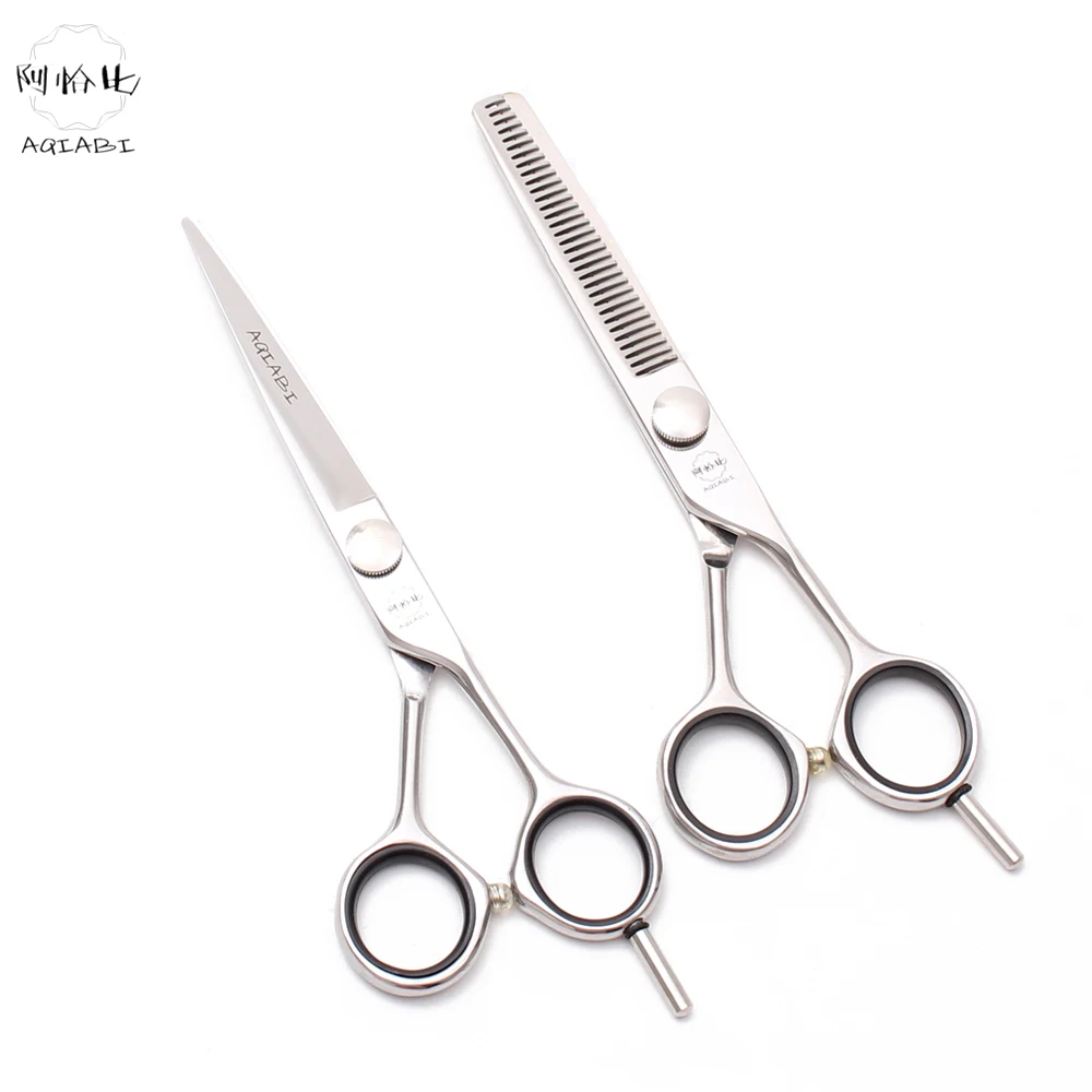 

ножницы для парикмахера 5'' 5.5'' 6'' Japan 440C AQIABI филировочные ножницы ножницы для стрижки волос ножницы для парикмахера