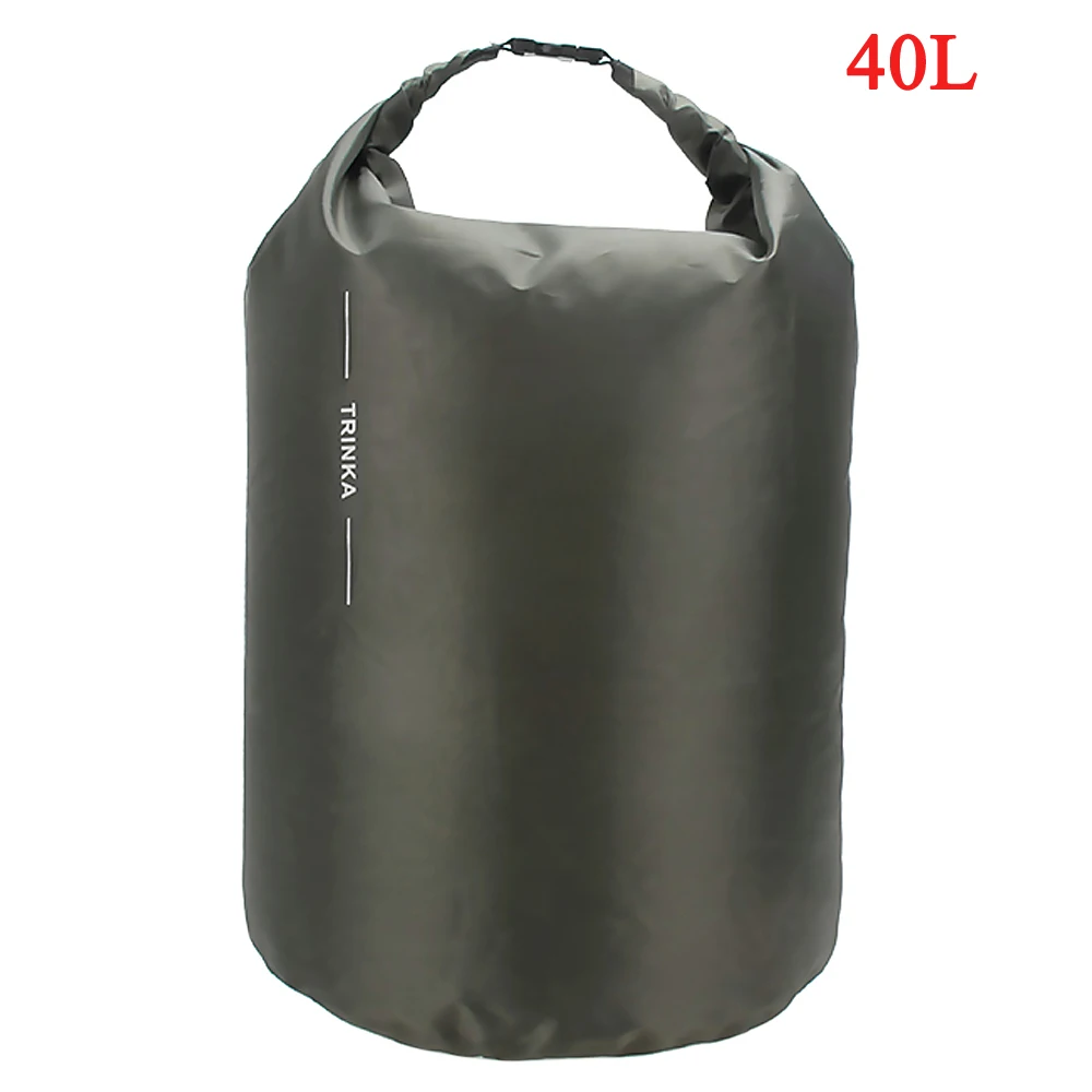 40L /8L/40L/70L Открытый водонепроницаемый мешок Каякинг рафтинг сухой мешок гребли рыболовный мешок плавательный мешок для хранения Сумка для кемпинга Пешие прогулки - Цвет: 40L