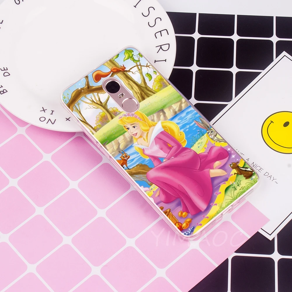 Мягкий ТПУ чехол YIMAOC Sleeping beauty для Xiaomi Redmi 6 4X 5A 4A S2 Note 4 5 Pro Plus Mi 8 9 SE A2 A1 MiX 2S MAX 3 |
