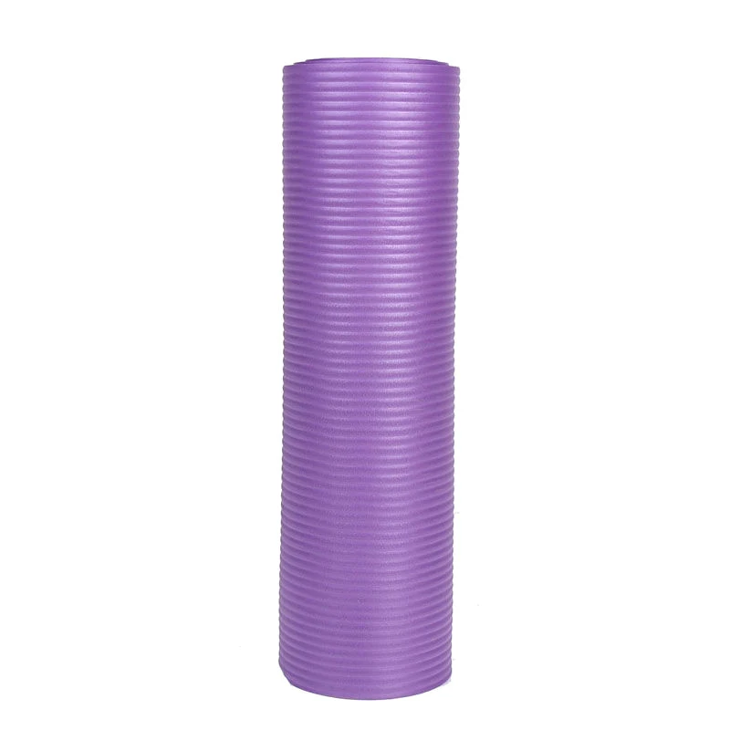 

6MM Thick Yoga Mat TPE Non-slip Comfort Foam Exercise Pads For Fitness Tasteless Pilates Gym mat 180cmX60cm with Yoga Strap