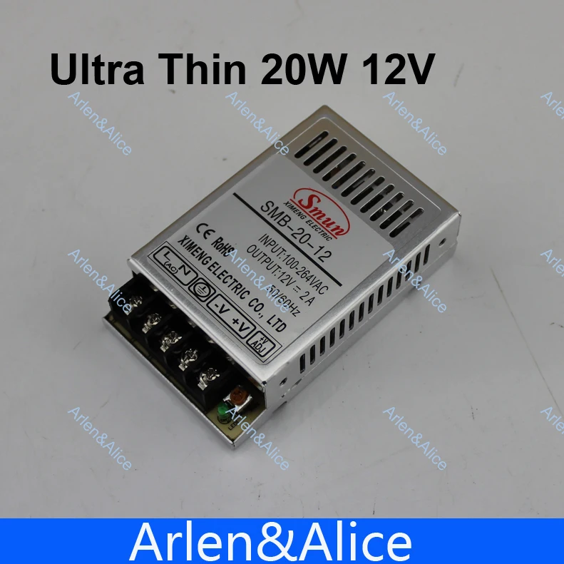 Ультратонкий источник питания для светодиодной ленты 20 Вт 12 В 2 А | Обустройство