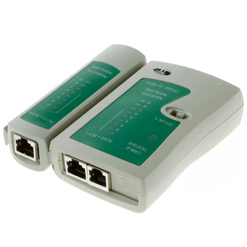 Профессиональный тестер RJ45 RJ11Cat5 Cat6 LAN кабеля ручной сетевого детектор проводной