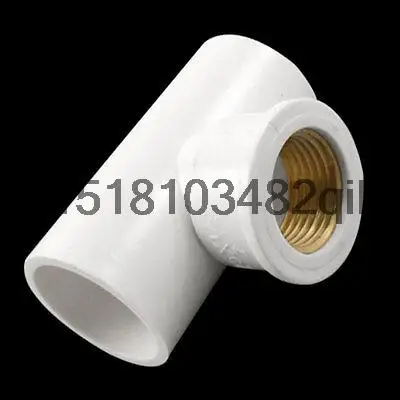 25 мм x PVC Slip to 1/2 &quotлатунная Резьбовая Труба Женский тройник переходник|threaded