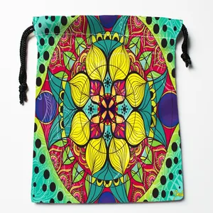 Лучшие сумки на шнурке с рисунком мандалы, индивидуальные сумки для хранения с принтом, сумки компрессионного типа, размер 18x22 см, сумки для хранения