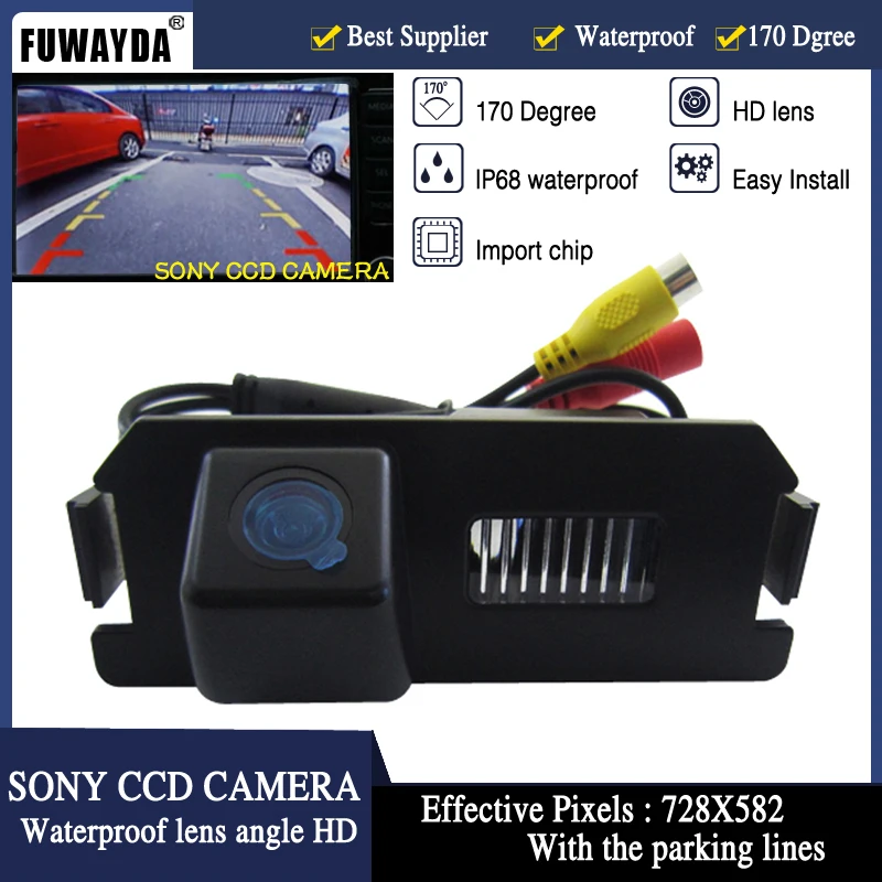 Автомобильное зеркало заднего вида FUWAYDA SONYCCD с чипом Направляющая линия