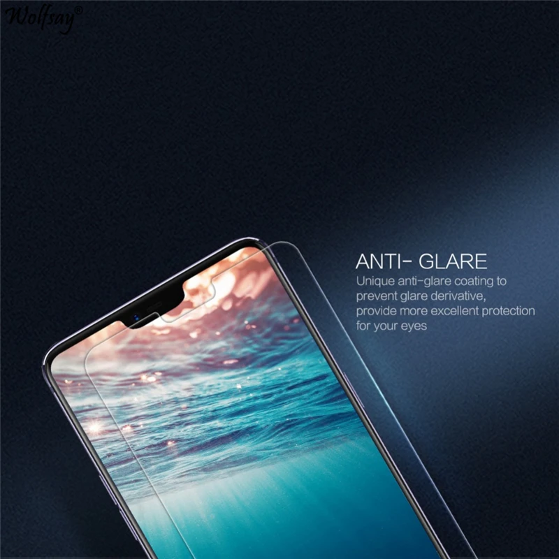 Wolfsay 2 шт Стекло для телефона OPPO R15 Pro Защитная пленка экрана закаленное стекло