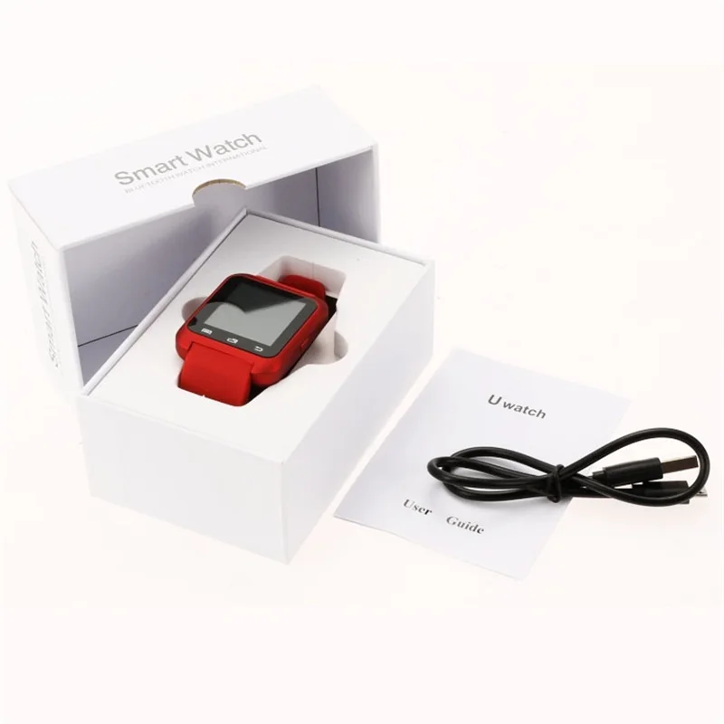 Модные умные часы U80 с Bluetooth наручные Смарт для iPhone 4 5 6 Samsung S4 Note 2 3 HTC xiaomi Android