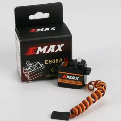 EMAX сервоприводы 100% оригинальные высокочувствительные 8 5 г 9 Mini Sub Micro Metal Servo ES08A II