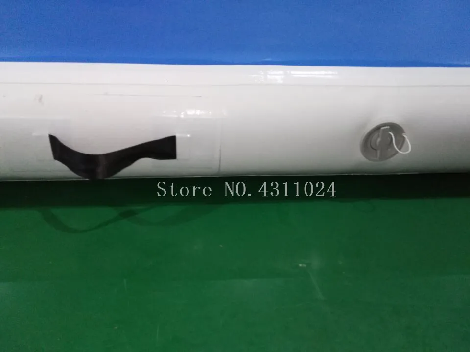 Дешево Надувной воздушный трек акробатика пол гимнастика 7x1 м Тренировочный Коврик для пола для тренажерного зала мат для чирлидинга Trick Pad для тхэ...