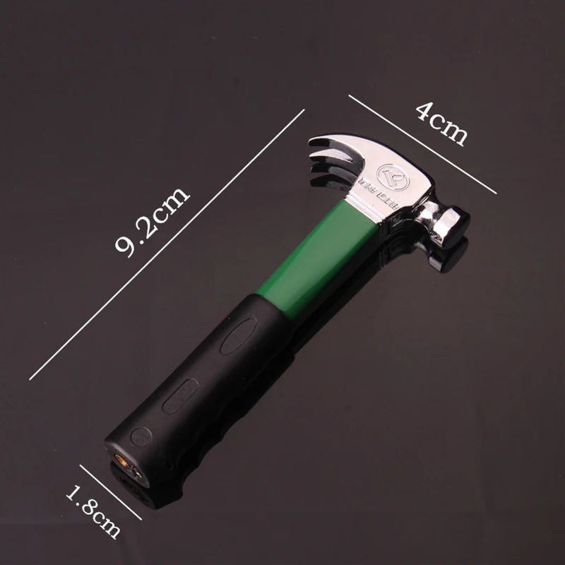 100pcs/lot Butane Gas Lighter Creative Mini Metal Hammer shape Cigarette Lighters Portable Outdoor Flame Igniter | Дом и сад