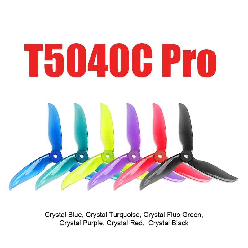 2 пары/4 пары пропеллеры Dalprop Cyclone T5040C Pro 5040 3 лезвия 5x4 CW CCW Для RC Quadcopter drone racing для