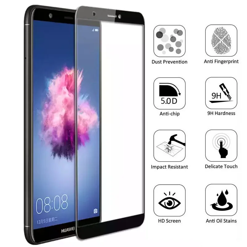 5d Защитное стекло для Huawei P Smart Nova 3 3i 2 Plus Y7 Prime 2018 Y9 закаленное на Huawey Psmart Nova3 I I3