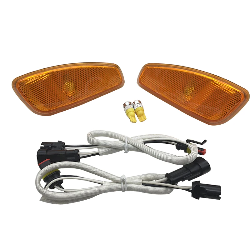 Car Turn signal head light side lamp for jeep renegade Side Reflection WarningTurn Signal Light Lamp Non polarity T10 LED bulbs |