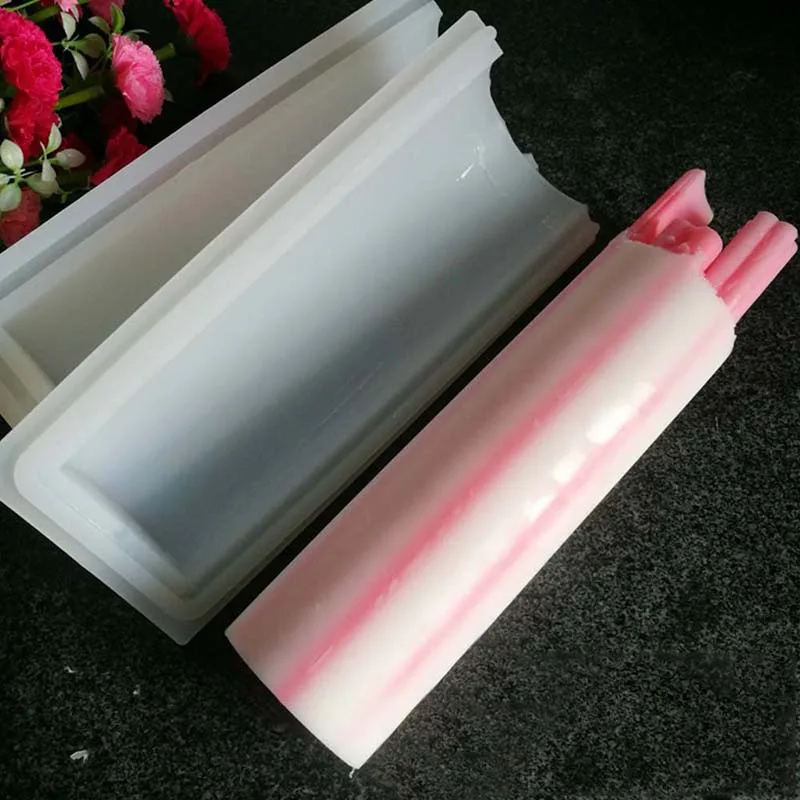 DIY форма для мыла для рук силиконовая трубка колонна форма для домашнего ремесла мыло украшение форма для изготовления свечей инструмент торт кондитерские формы