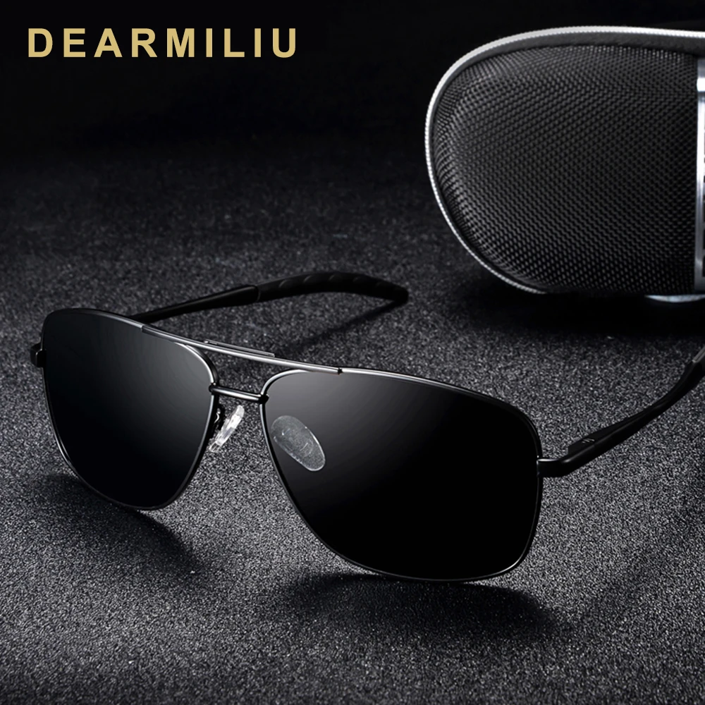 DEARMILIU новые винтажные мужские солнцезащитные очки поляризованные