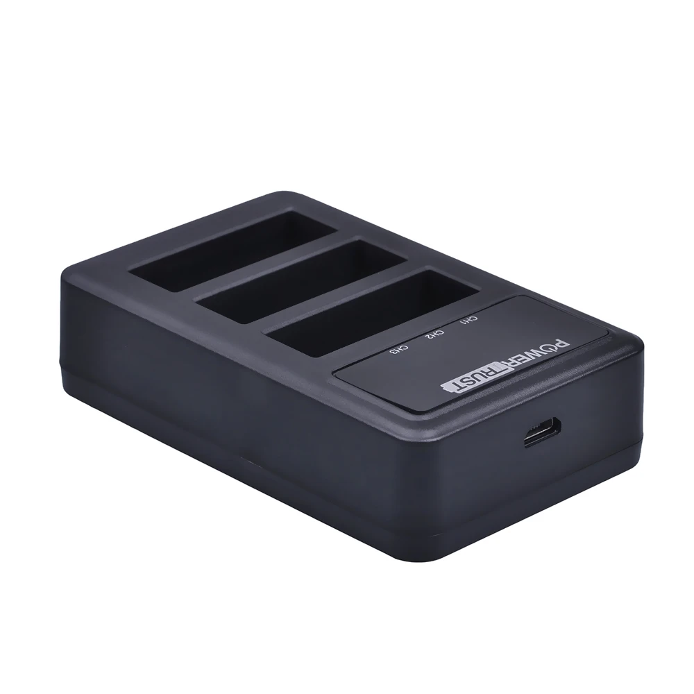 2 шт. 1400 мАч AZ16-1 батарея для оригинального Xiaomi YI lite 4K + LED USB 3 слота зарядное