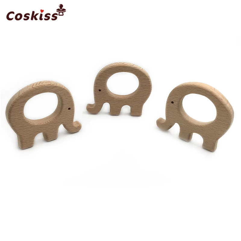 Прорезыватель для зубов из натурального бука ручной работы | Мать и ребенок